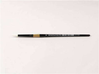 Paint Brush Taklon Round White #8 S1008R