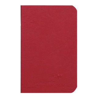 Notebook Clairefontaine Stapled Pocket Blank Red