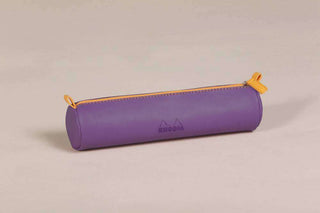 PENCIL CASE RHODIARAMA ROUND PURPLE