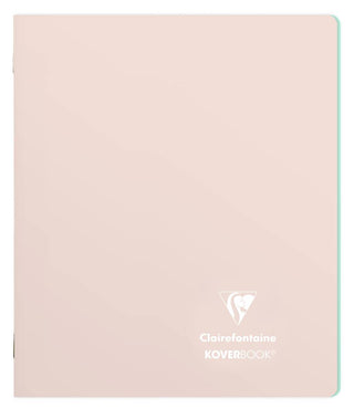 NOTEBOOK CLAIREFONTAINE KOVERBOOK A5 LINED POWDER PINK