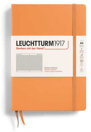 JOURNAL LEUCHTTURM 1917 MEDIUM SQUARED APRICOT