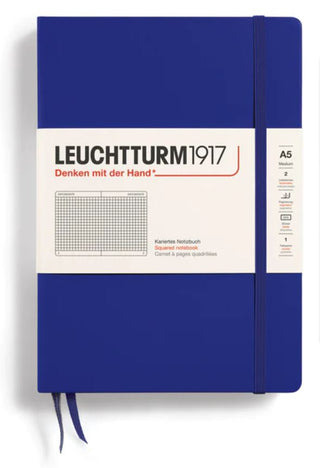 JOURNAL LEUCHTTURM 1917 MEDIUM SQUARED INK