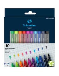 Pen Schneider Vizz Ballpoint Assorted 10 Pack