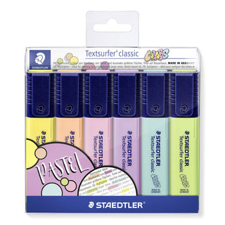 Highlighter Staedtler Textsurfer Pastel 6 Pack