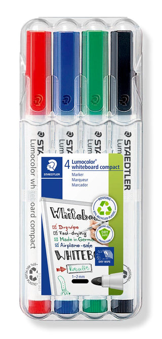 Whiteboard Marker Staedtler Lumocolor Compact 4 Pack