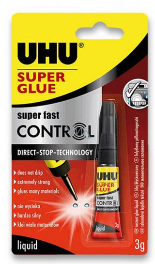 Glue Uhu Super Ultra Fast Control 3g