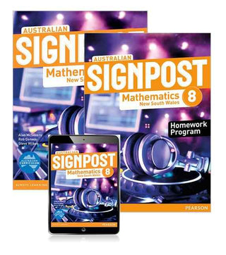 Australian Signpost Mathematics New South Wales 8 : Value Pack : Student Book eBook and Homework Program