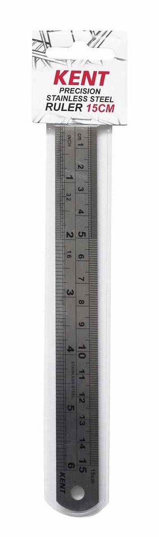 RULER KENT STAINLESS STEEL 15CM