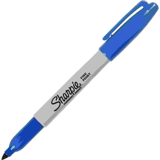 MARKER SHARPIE FINE BLUE