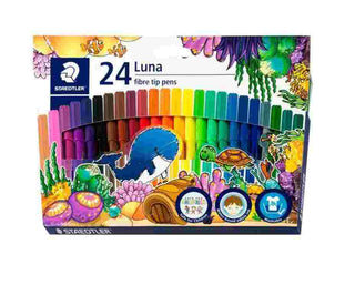 Felt Tip Pens Staedtler Luna Fibre Tip 24 Pack