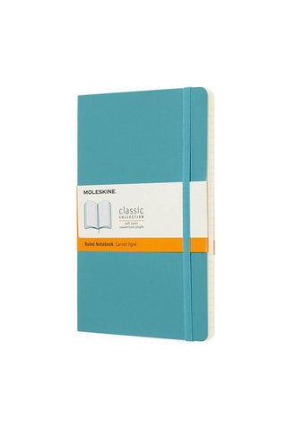 JOURNAL MOLESKINE CLASSIC SC LARGE RULED REEF BLUE