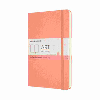 JOURNAL MOLESKINE ART LARGE BULLET NOTEBOOK CORAL PINK