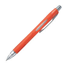 Pen Uni Jetstream Retractable 0.7mm Orange Barrel