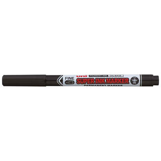 Marker Uni Super Ink Permanent Fine Black