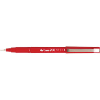 Pen Artline 200 Fineline 0.4mm Red
