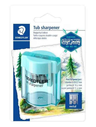 PENCIL SHARPENER STAEDTLER ART DOUBLE HOLE TUB