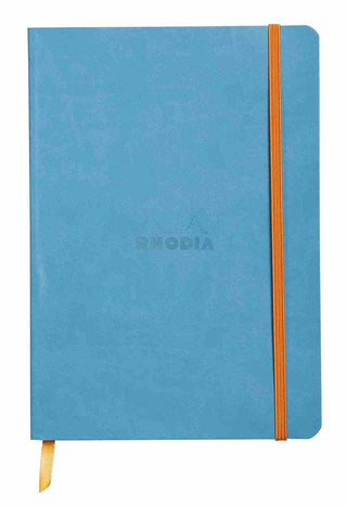 NOTEBOOK RHODIARAMA SOFTCOVER A5 DOT TURQUOISE