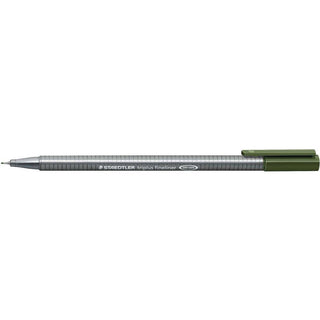 PEN STAEDTLER TRIPLUS FINELINER GREEN EARTH