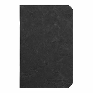 Notebook Clairefontaine Stapled Pocket Blank Black