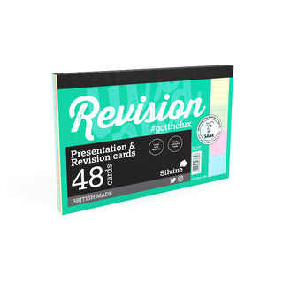 Pad Luxpad Revision Cards 6 x 4 Ruled Assorted Colours