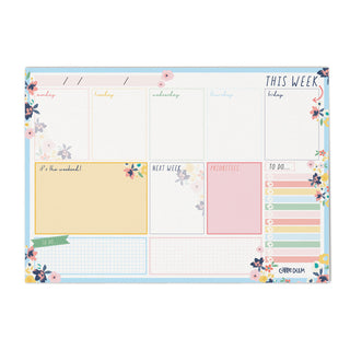 Pad Pukka Carpe Diem Weekly Planner Ditzy Floral