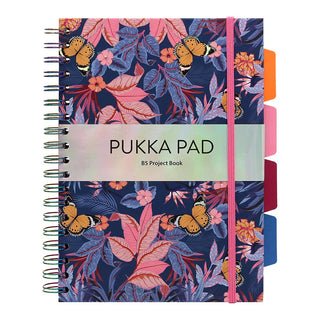 Notebook Pukka Bloom B5 Hardcover Project Assorted