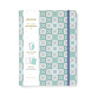 Notebook Filofax Refillable A5 Mediterranean Mint