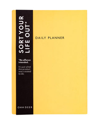 Journal Ohh Deer A5 Daily Planner Linen Neon Amber