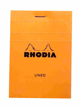 PAD BLOC RHODIA A7 LINED ORANGE