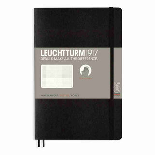 JOURNAL LEUCHTTURM 1917 SOFTCOVER B6 DOTTED BLACK