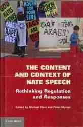 Content and Context of Hate Speech Rethinking Regulation and Responses