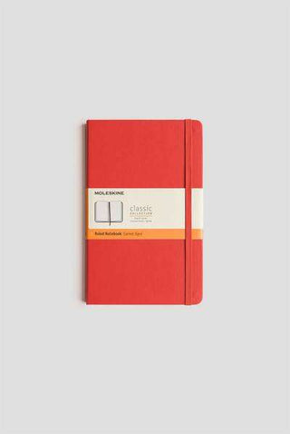 JOURNAL MOLESKINE CLASSIC HC LARGE RULED SCARLET RED