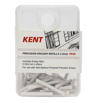 Eraser Refill Kent Precision 2.3mm 40 Pack