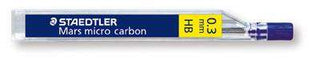 PENCIL LEADS STAEDTLER MARS MICRO 0.3MM HB 12 PACK