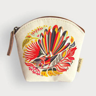 COIN PURSE : COLOURFUL FANTAIL