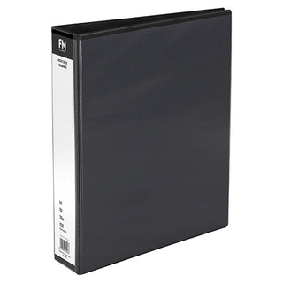 RINGBINDER FM OVERLAY A4 2/38 BLACK