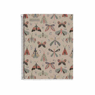 NOTEBOOK MIQUELRIUS ECO A4 RULED BUTTERFLY