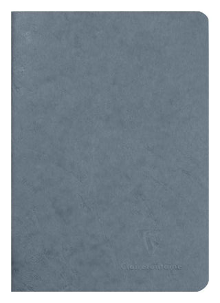 NOTEBOOK CLAIREFONTAINE STAPLED A5 BLANK GREY