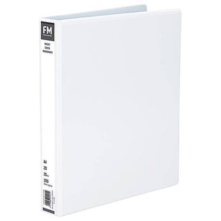 RINGBINDER FM OVERLAY A4 3/38 WHITE