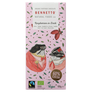 Raspberries in Dark : Bennetto 100g