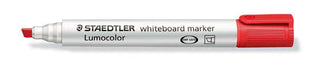 WHITEBOARD MARKER STAEDTLER LUMOCOLOR CHISEL RED