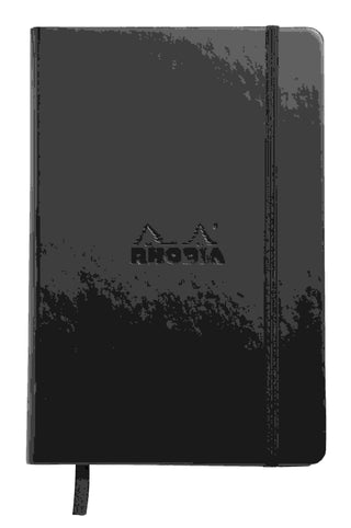 NOTEBOOK RHODIA WEBNOTEBOOK A5 PLAIN BLACK