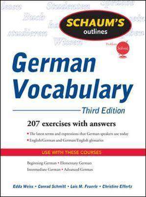 Schaums Outline of German Vocabulary