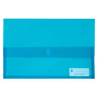 Document Wallet Marbig Polypick Translucent Marine