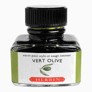 INK HERBIN BOTTLE 30ML VERT OLIVE