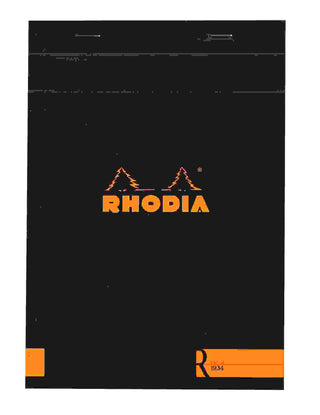 PAD R BY RHODIA A5 PLAIN BLACK