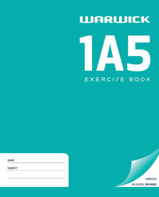 Exercise Book Warwick 1A5 Unruled