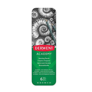 Pencils Derwent Academy Sketching Tin of 6