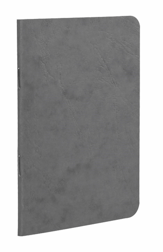 Notebook Clairefontaine Stapled Pocket Lined Grey