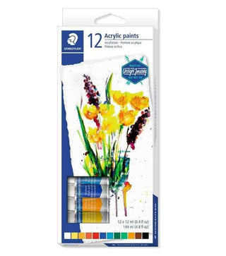 Paint Staedtler Acrylic 12 x 12ml Tubes